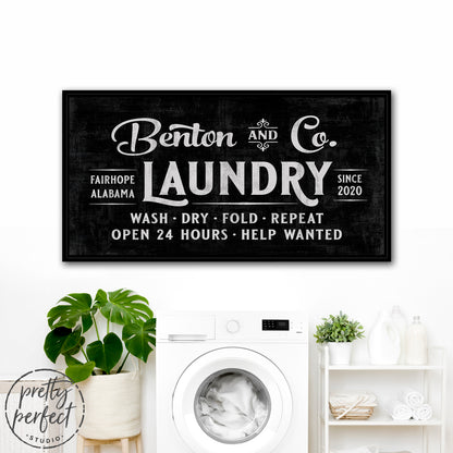 Custom Laundry Room Sign