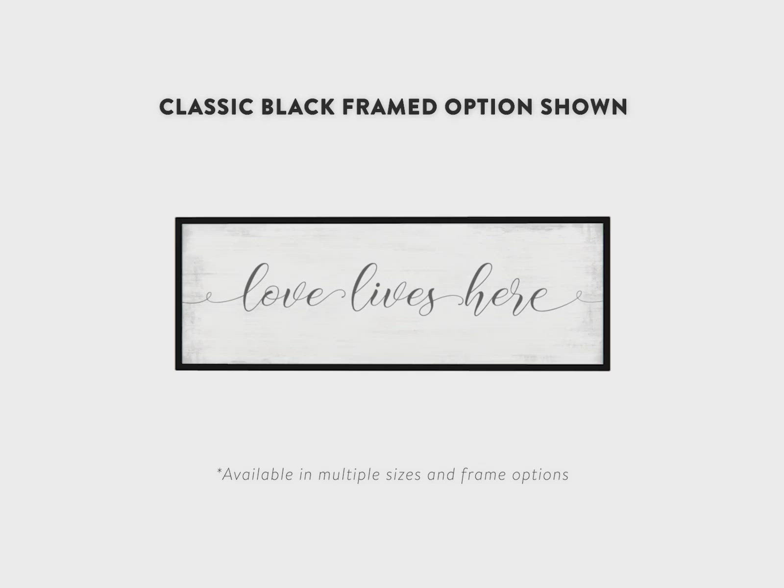 Love Lives Here Sign | Large Entryway Sign – Pretty Perfect Studio