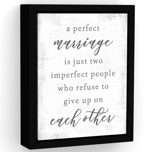 A Perfect Marriage Custom Canvas Art - Pretty Perfect Studio