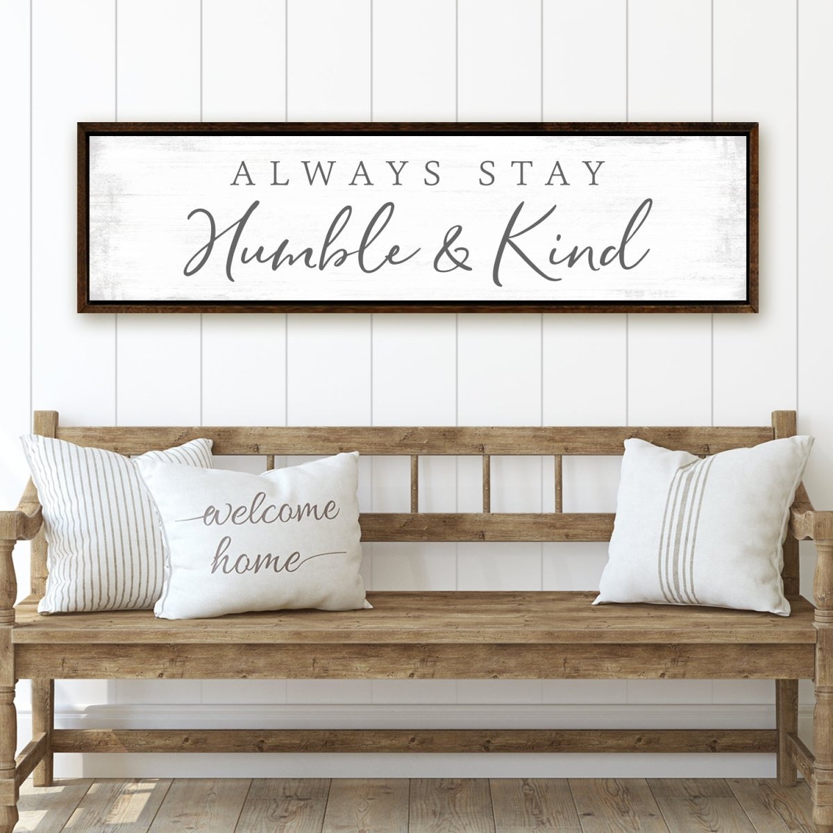Always Stay Humble and Kind Canvas Sign - Pretty Perfect Studio