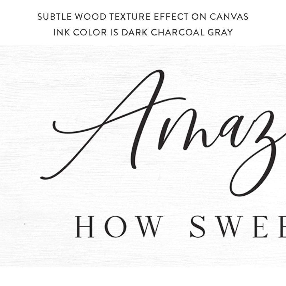 Amazing Grace, How Sweet The Sound Detail Print - Pretty Perfect Studio
