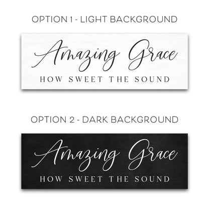 Amazing Grace, How Sweet The Sound Christian Wall Art