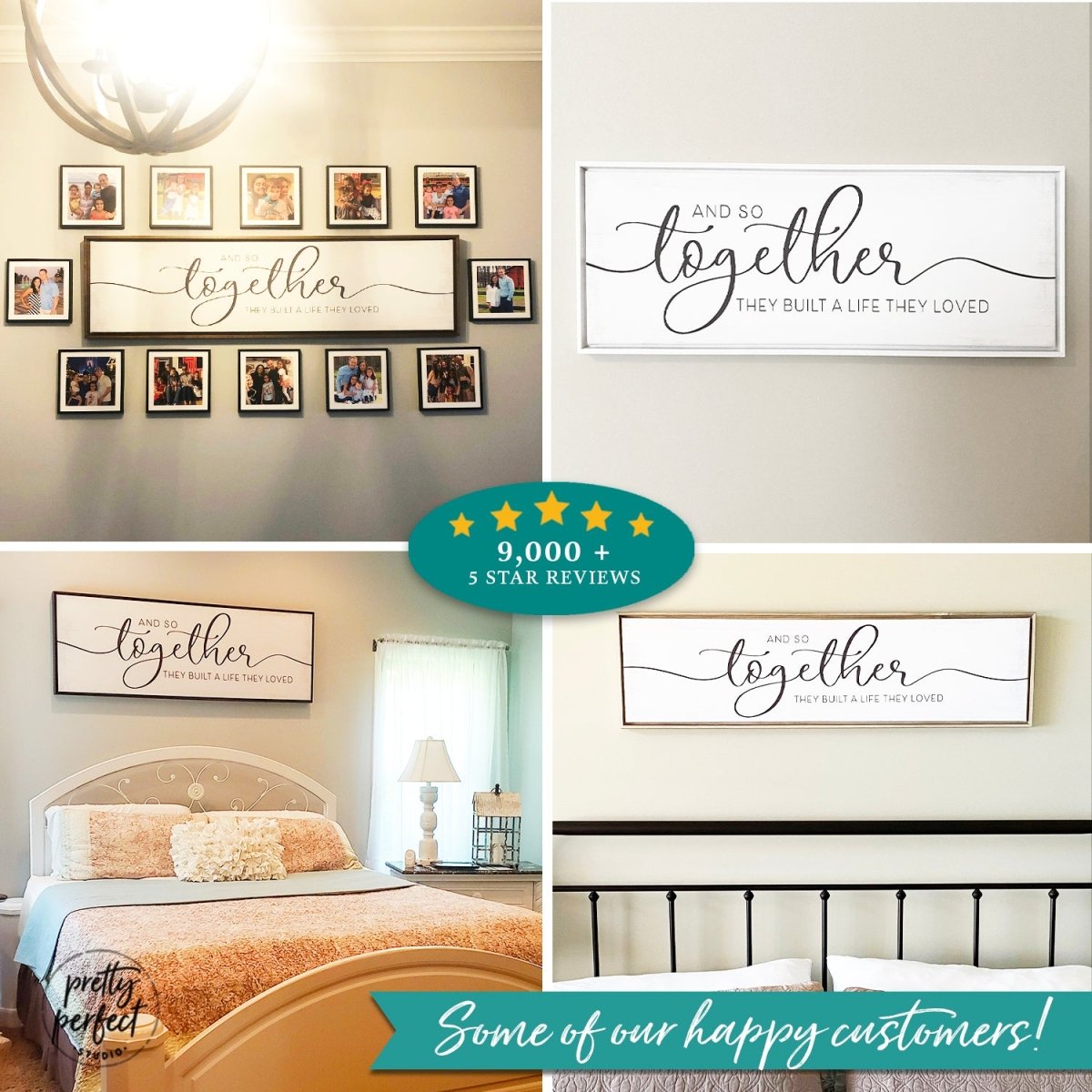 Customer product review for and so together wall art by Pretty Perfect Studio
