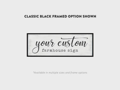 Custom Farmhouse Personalized Sign Product Video - Pretty Perfect Studio
