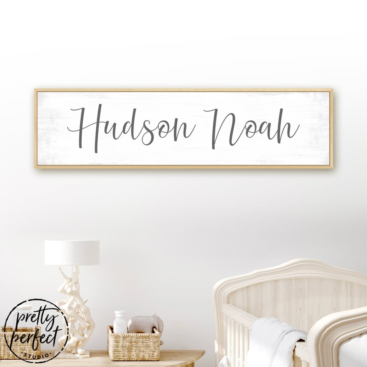 Above Crib Name Wall Decor For Nursery Baby Room Nursery Wall