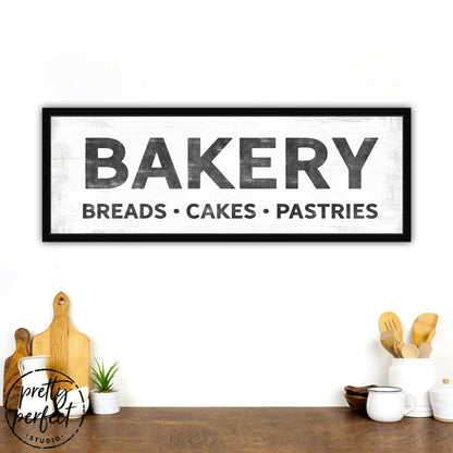 Bakery, Breads, Cakes, Pastries Kitchen Sign in Pantry - Pretty Perfect Studio