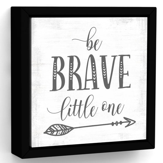 Be Brave Little One Canvas Wall Art - Pretty Perfect Studio