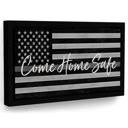 Come Home Safe Canvas Sign for Correctional Officer - Pretty Perfect Studio