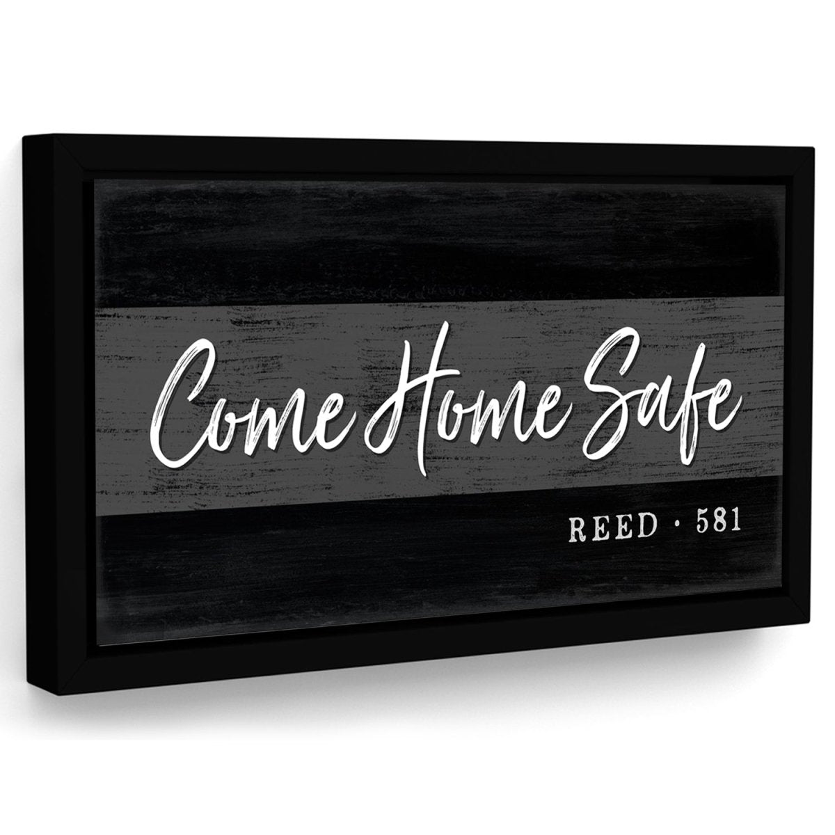 Come Home Safe Personalized Canvas Sign for Correctional Officer - Pretty Perfect Studio