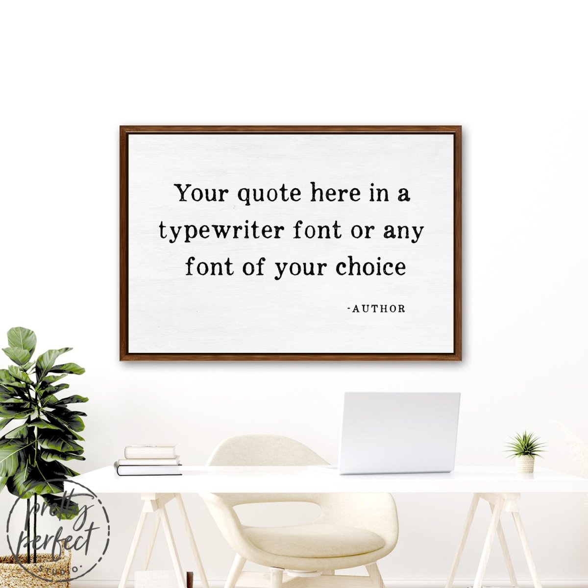 Personalized Typewriter Quote Sign freeshipping - Pretty Perfect Studio
