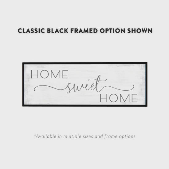 Home Sweet Home Canvas Sign Video - Pretty Perfect Studio