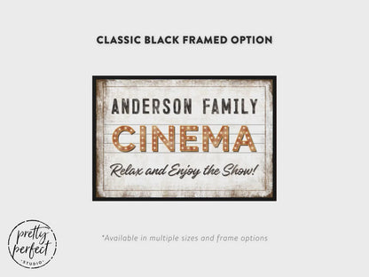 Custom Cinema Sign Product Video - Pretty Perfect Studio