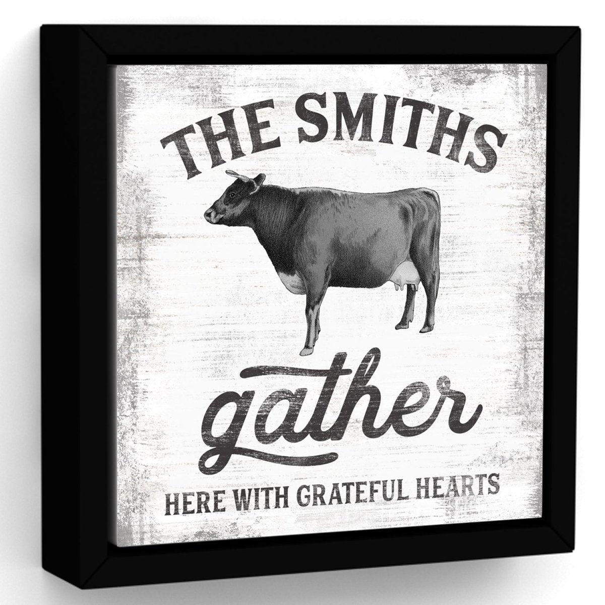 Gather Here With Grateful Hearts Sign - Pretty Perfect Studio