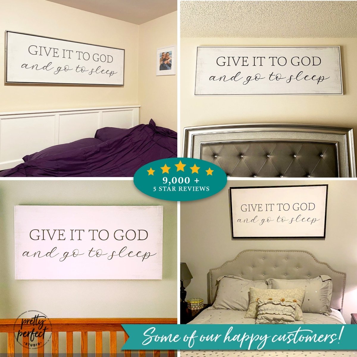 Customer product review for give it to god wall art by Pretty Perfect Studio