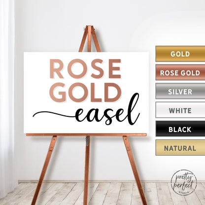 Gold Easel Stand for Wedding Sign