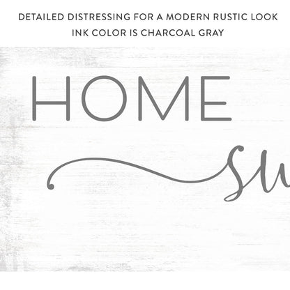 Home Sweet Home Canvas Sign - Pretty Perfect Studio