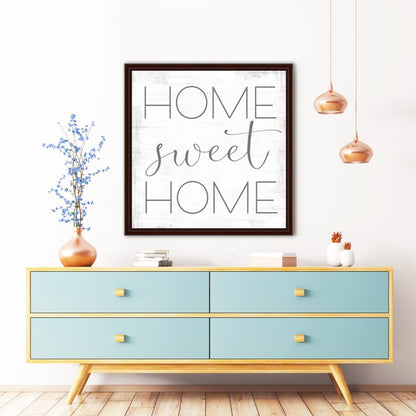 Home Sweet Home Sign Entryway Sign - Pretty Perfect Studio