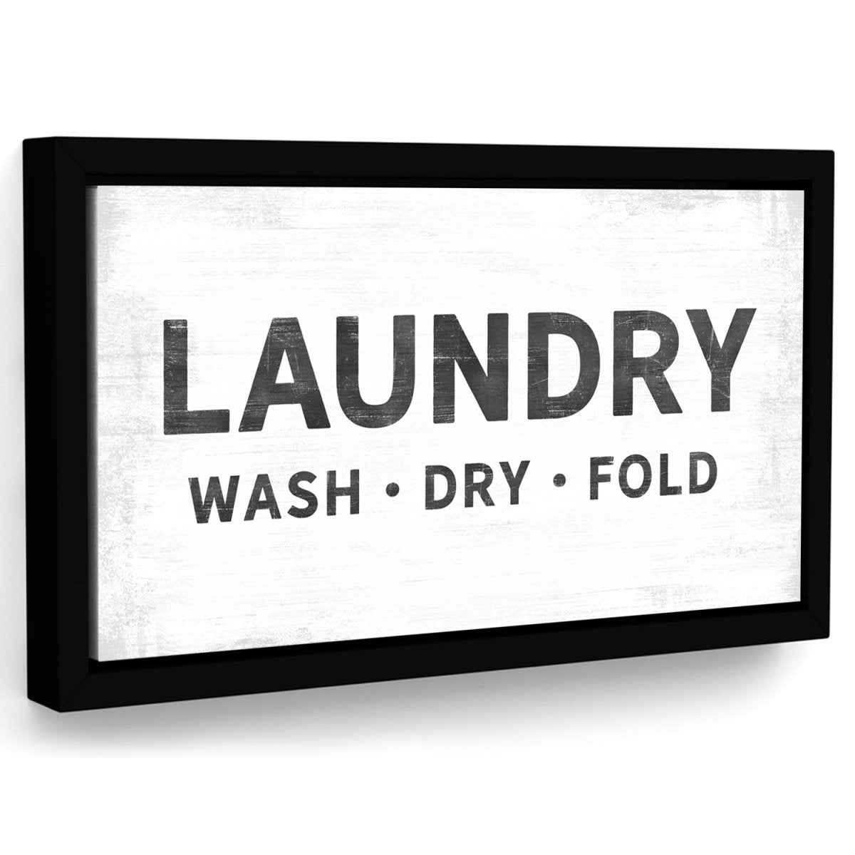 Laundry Sign - Wash, Dry, and Fold - Pretty Perfect Studio