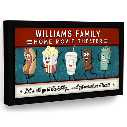 Custom Home Movie Theater Sign - Pretty Perfect Studio