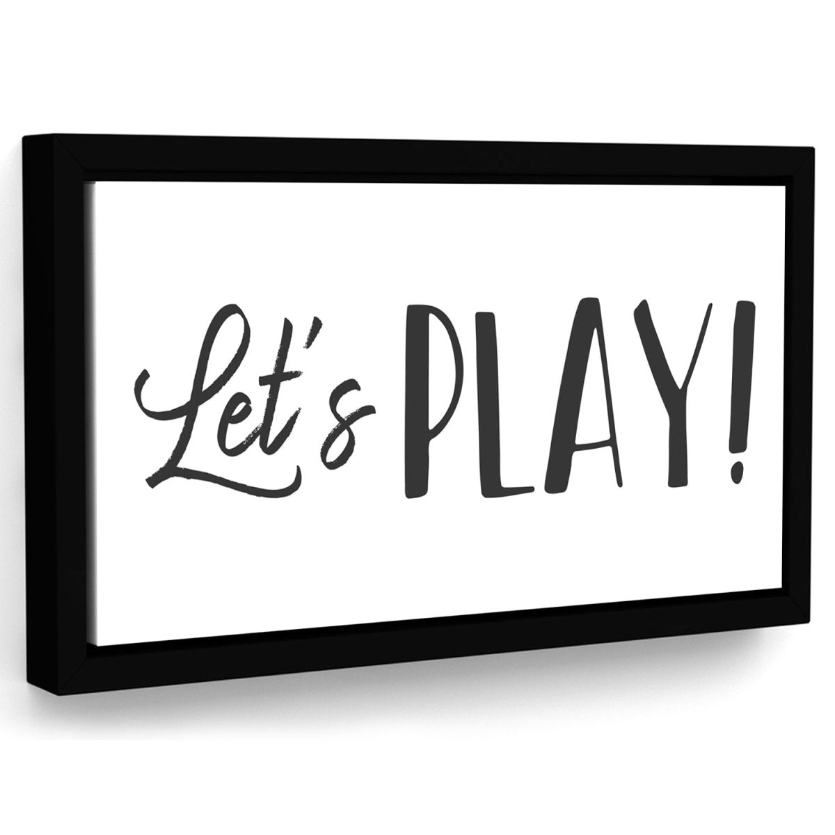 Let's Play Kid's Bedroom Sign - Pretty Perfect Studio