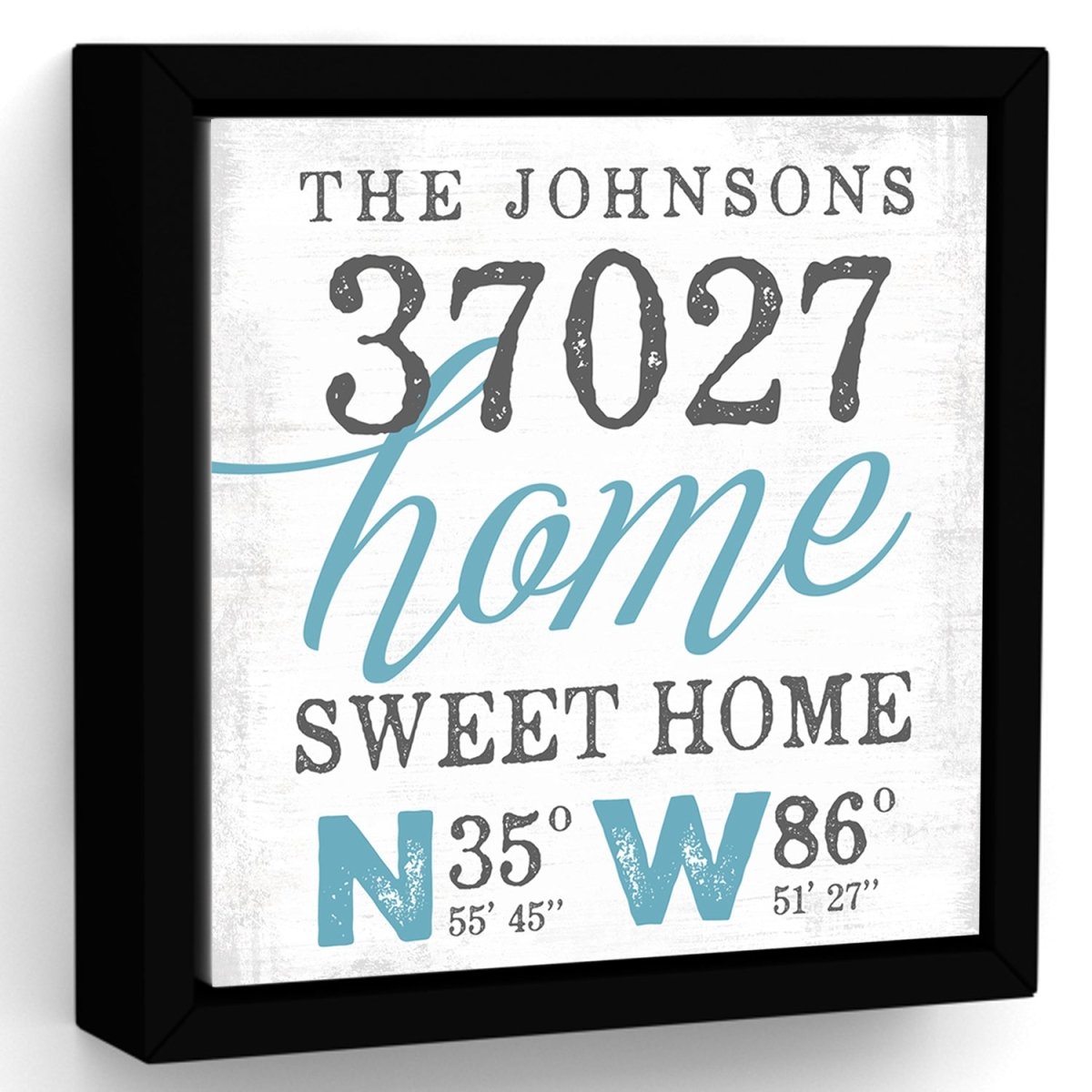 Home Zip Code Signs Location Sign With Name and Zip Code | Housewarming Gift – Pretty ...