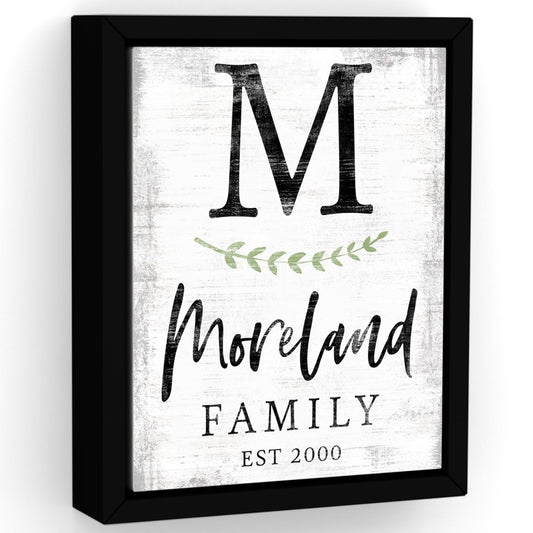 Monogram Family Name Sign with Established Date freeshipping - Pretty Perfect Studio