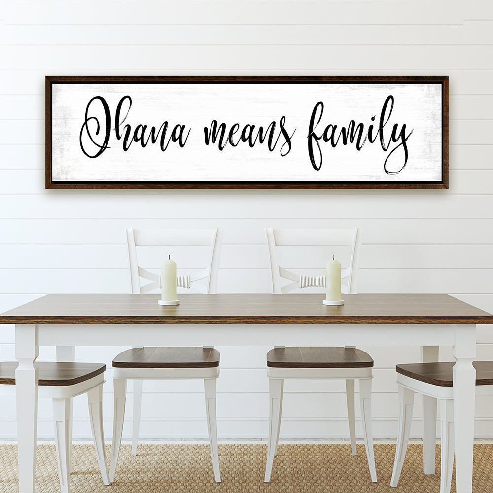 Family sign, 2024 Dining Room Sign