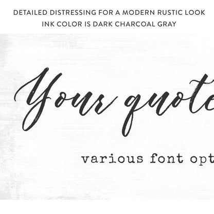 Personalize Canvas Prints With Words