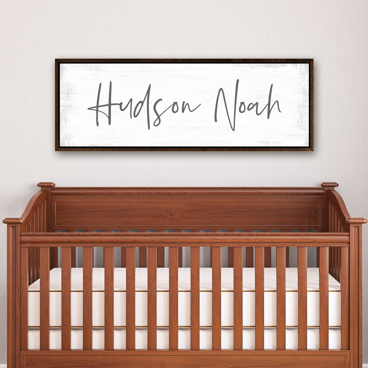 Personalized Baby Name Canvas Sign for Nursery - Pretty Perfect Studio