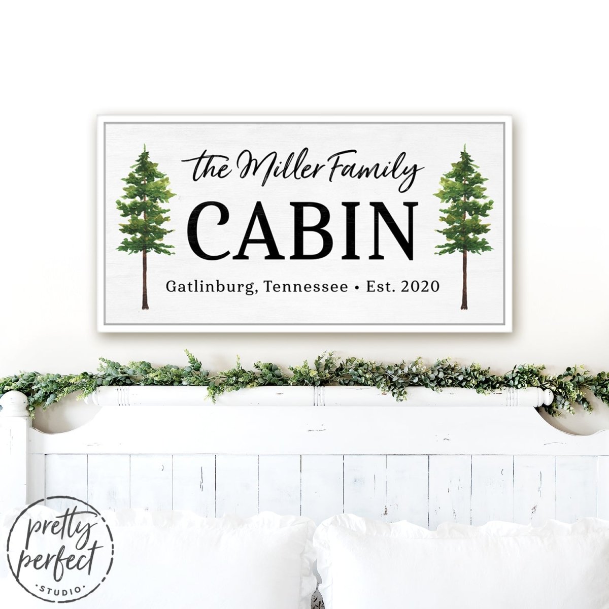 Personalized Family Cabin Wall Decor - Pretty Perfect Studio