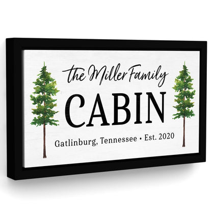 Personalized Family Cabin Sign - Pretty Perfect Studio