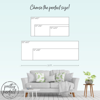 Personalized Last Name Sign | Family Established Name Canvas Wall Art