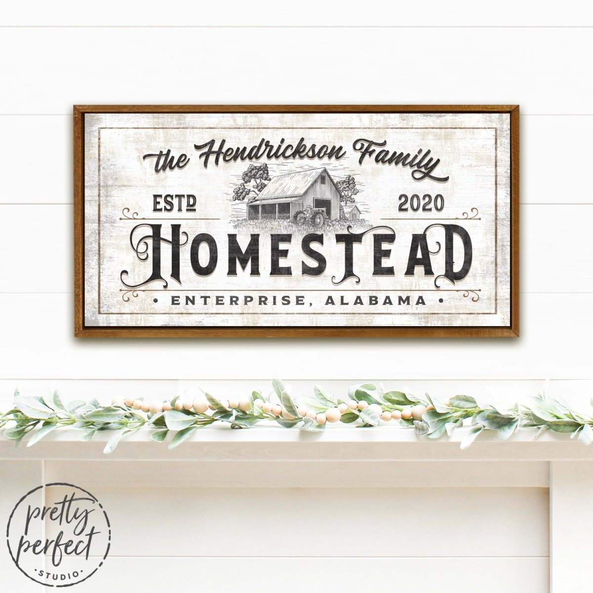 Personalized Family Farmhouse Sign