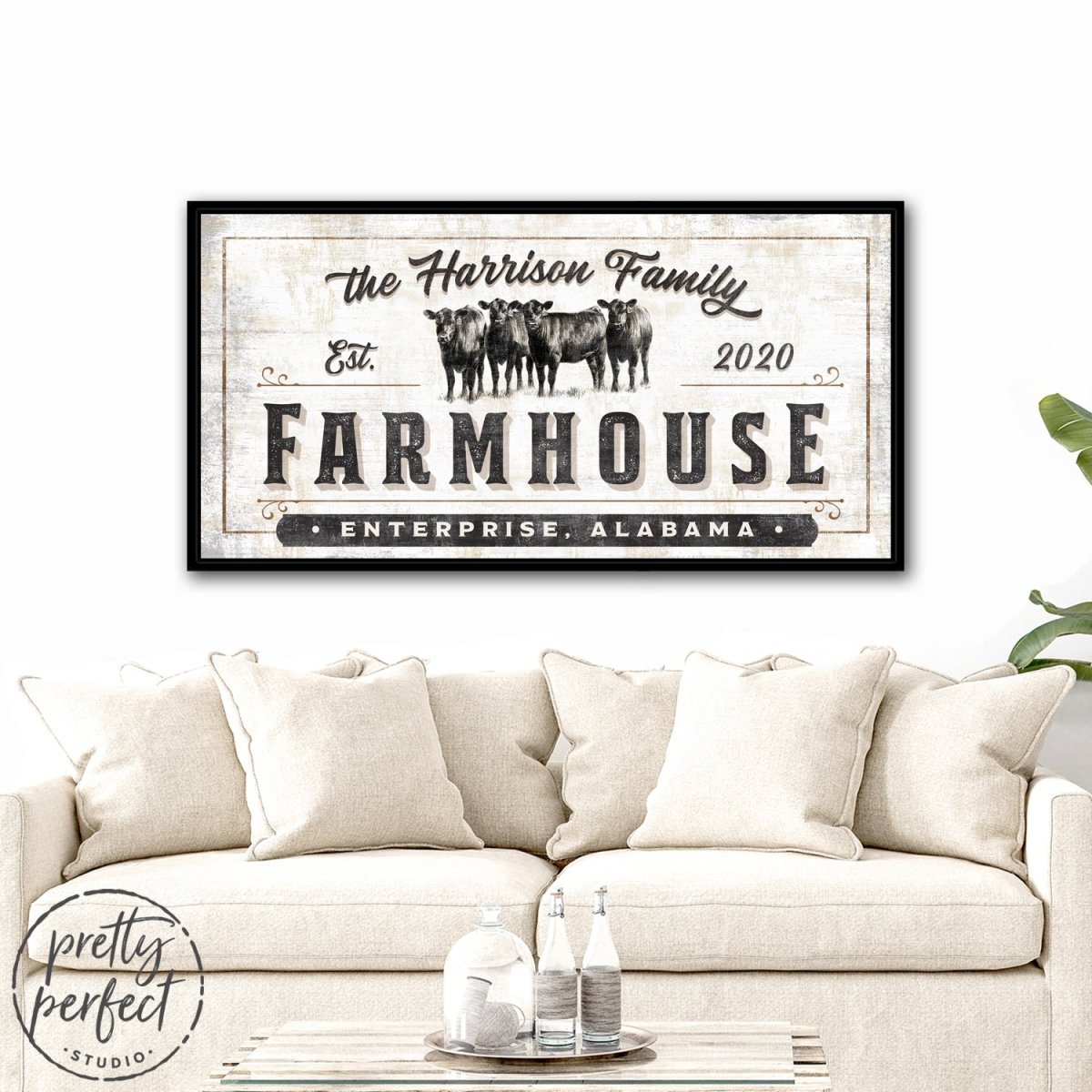 Personalized Family Farmhouse Sign