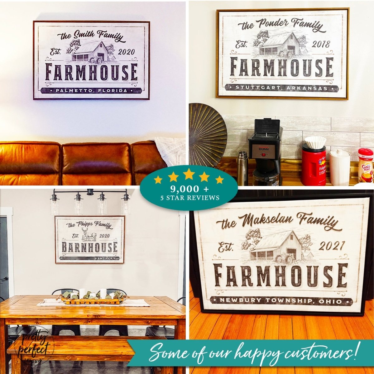 PERSONALIZED SIGN | Wedding Sign | Family Sign | Farmhouse Sign | Shiplap Style Sign on sale | 15 x 15