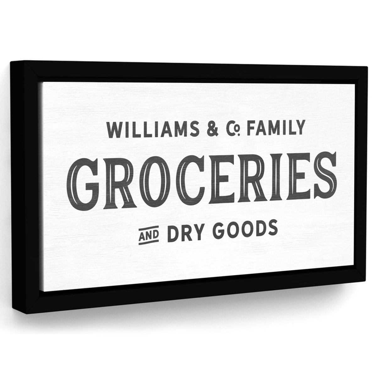 Personalized Family Grocery Sign - Pretty Perfect Studio