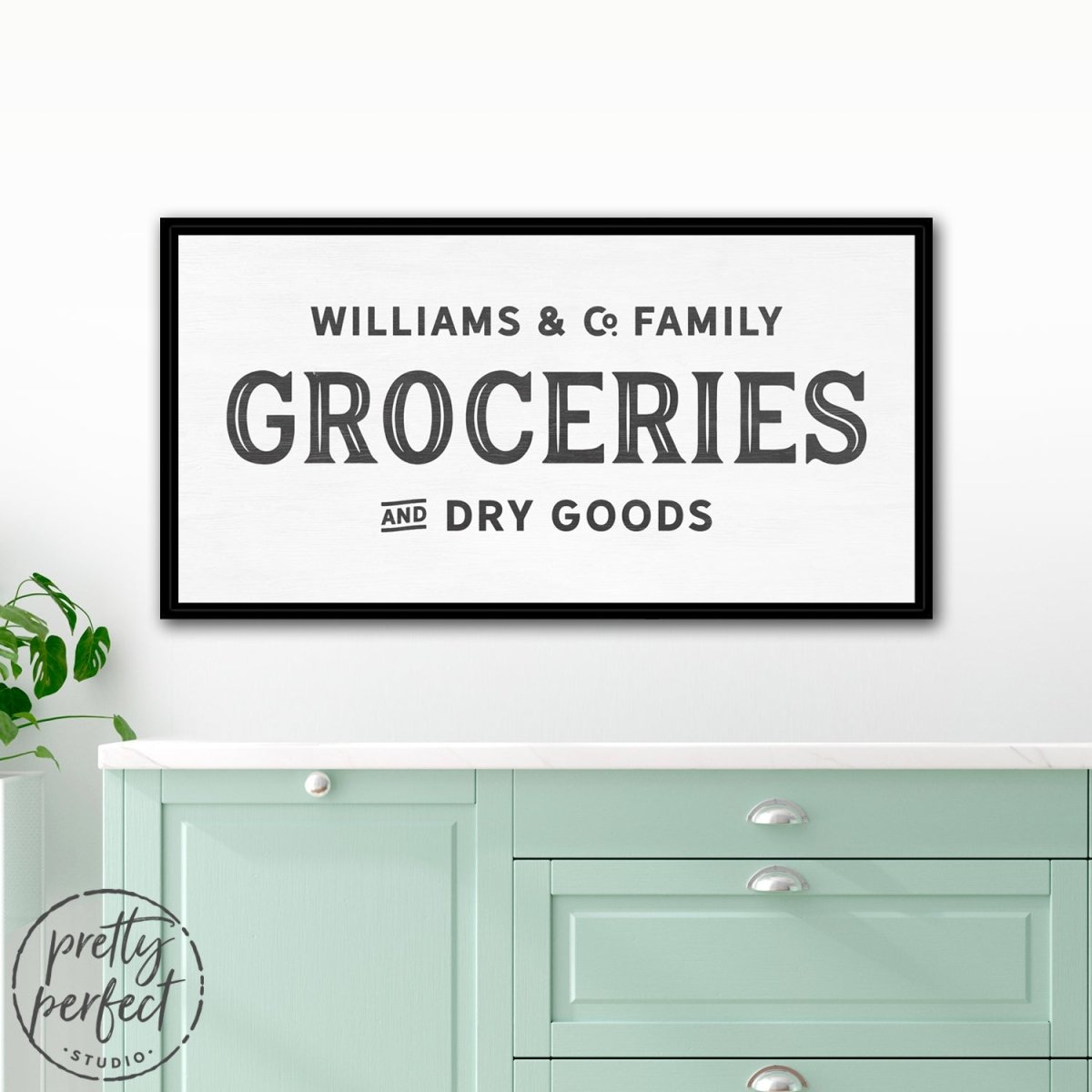 Personalized Family Grocery Sign freeshipping - Pretty Perfect Studio