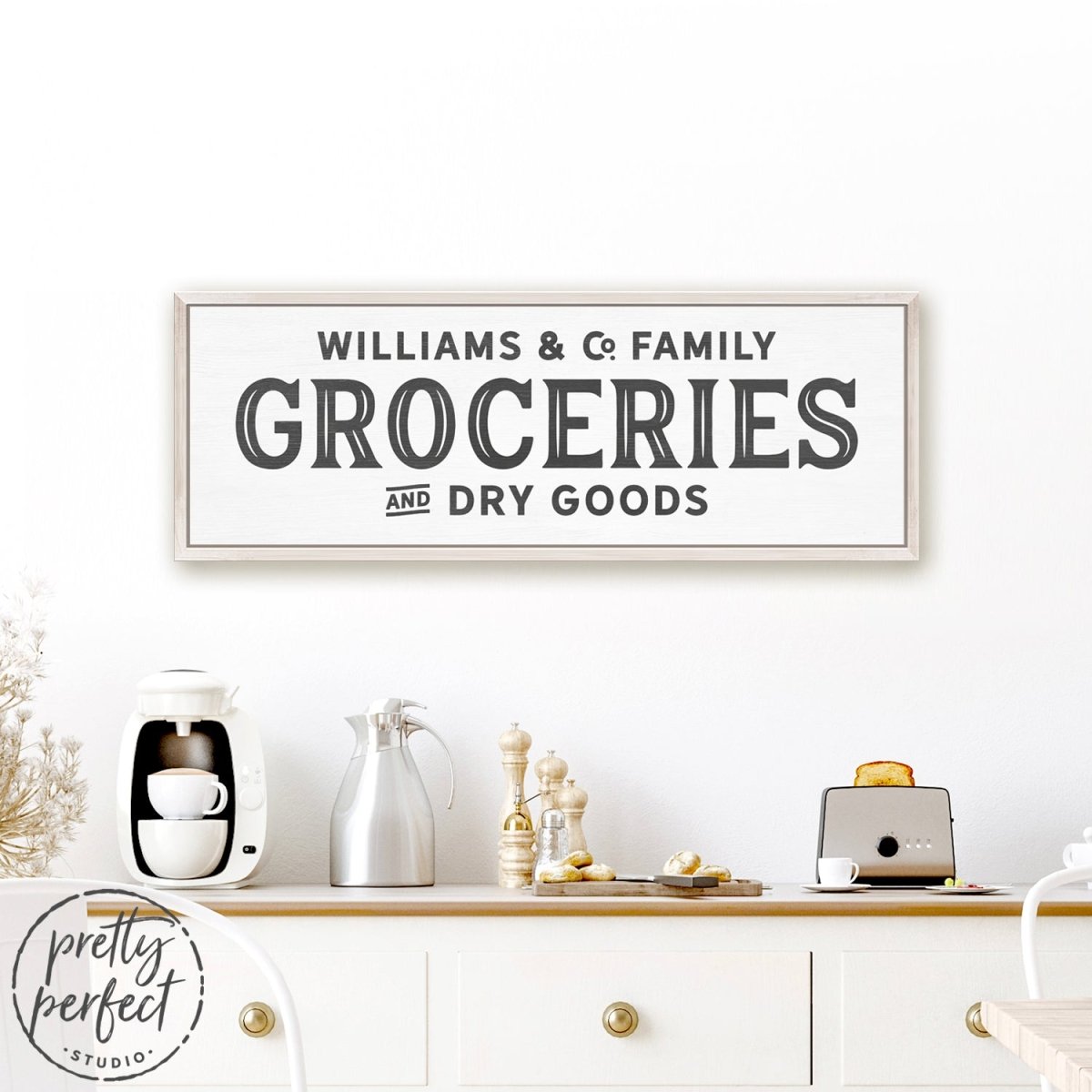 Personalized Family Grocery Sign freeshipping - Pretty Perfect Studio