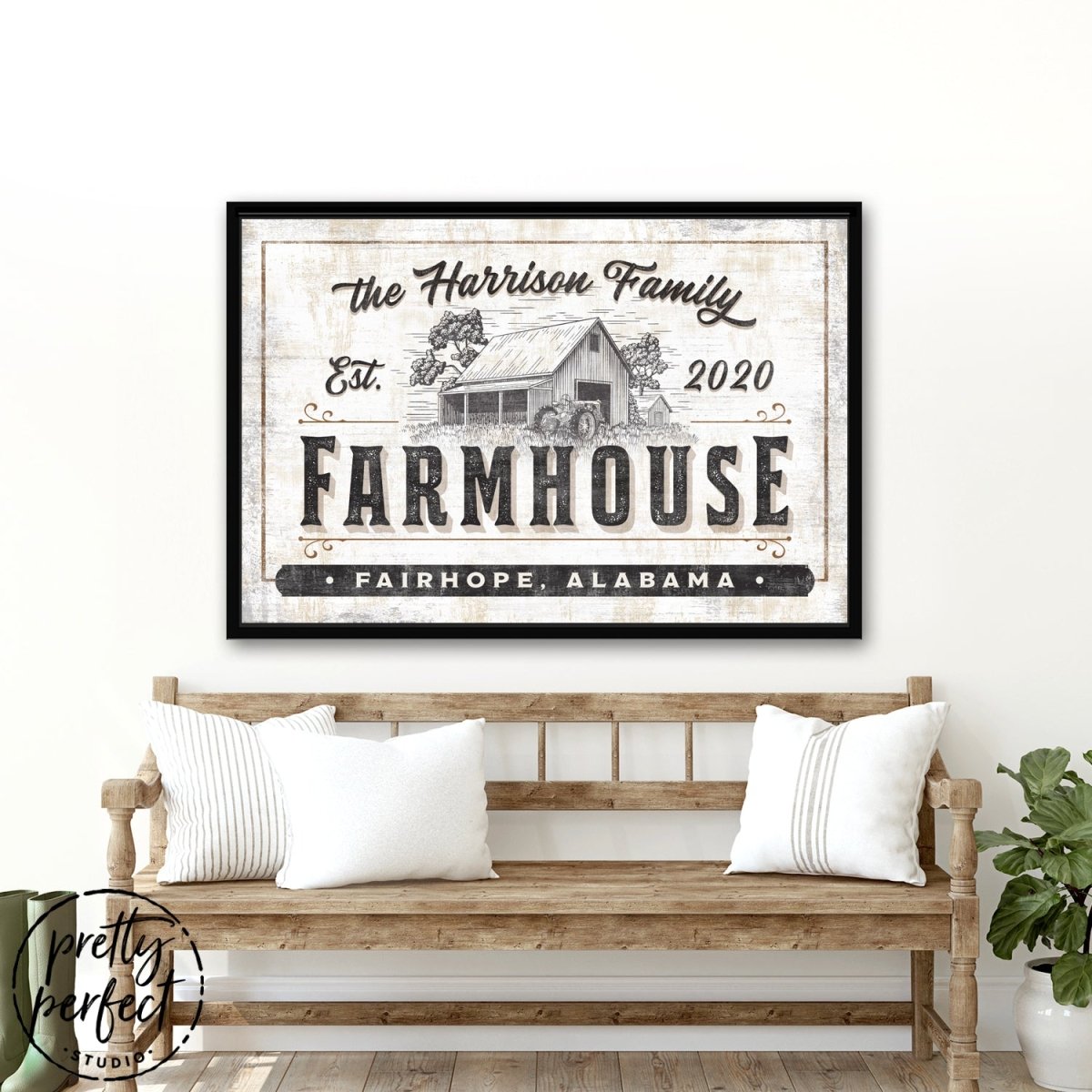Personalized Farmhouse Homestead Sign