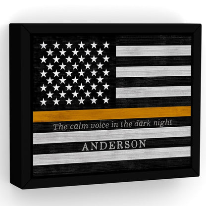 Personalized Flag Sign For 911 Dispatchers & Tow Truck Drivers - Pretty Perfect Studio