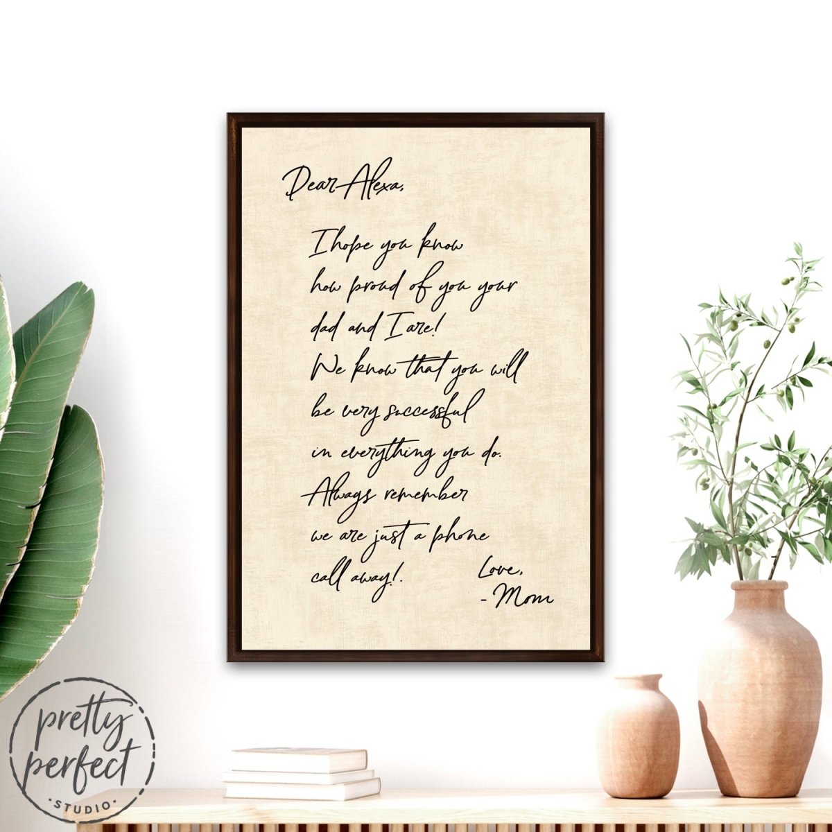 Personalized Handwriting Note Sign freeshipping - Pretty Perfect Studio