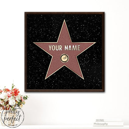 Personalized Hollywood Walk of Fame Star Sign