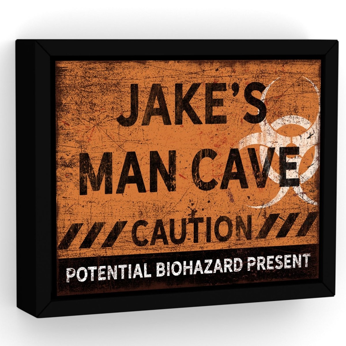 Personalized Man Cave Caution Sign - Pretty Perfect Studio