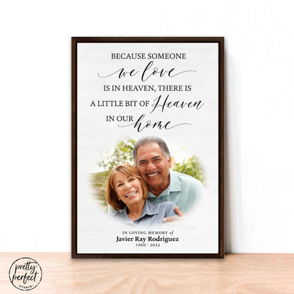 Personalized Memorial Gift, In Loving Memory Sign Picture, Loss of a Father, Sympathy Gift Loss of Grandpa, Husband Remembrance Gift