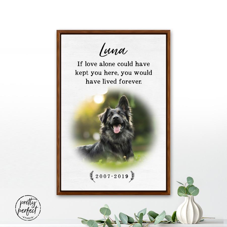 Personalized Pet Memorial, Sympathy Gift for Loss of Horse, Deceased Animal Gift, When Tomorrow Starts Without Me, In Loving Memory of pet