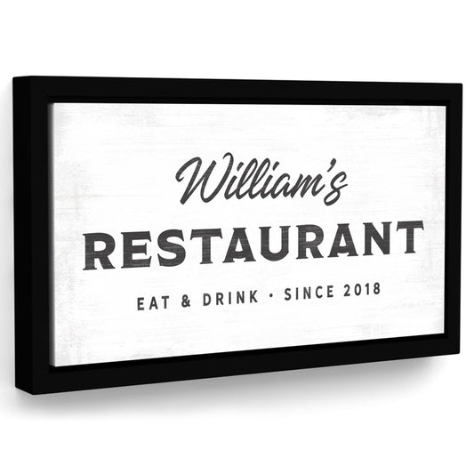 Personalized Restaurant Sign - Pretty Perfect Studio