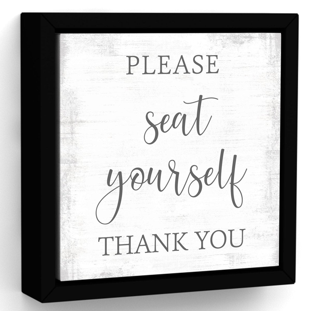 Please Seat Yourself Bathroom Sign - Pretty Perfect Studio