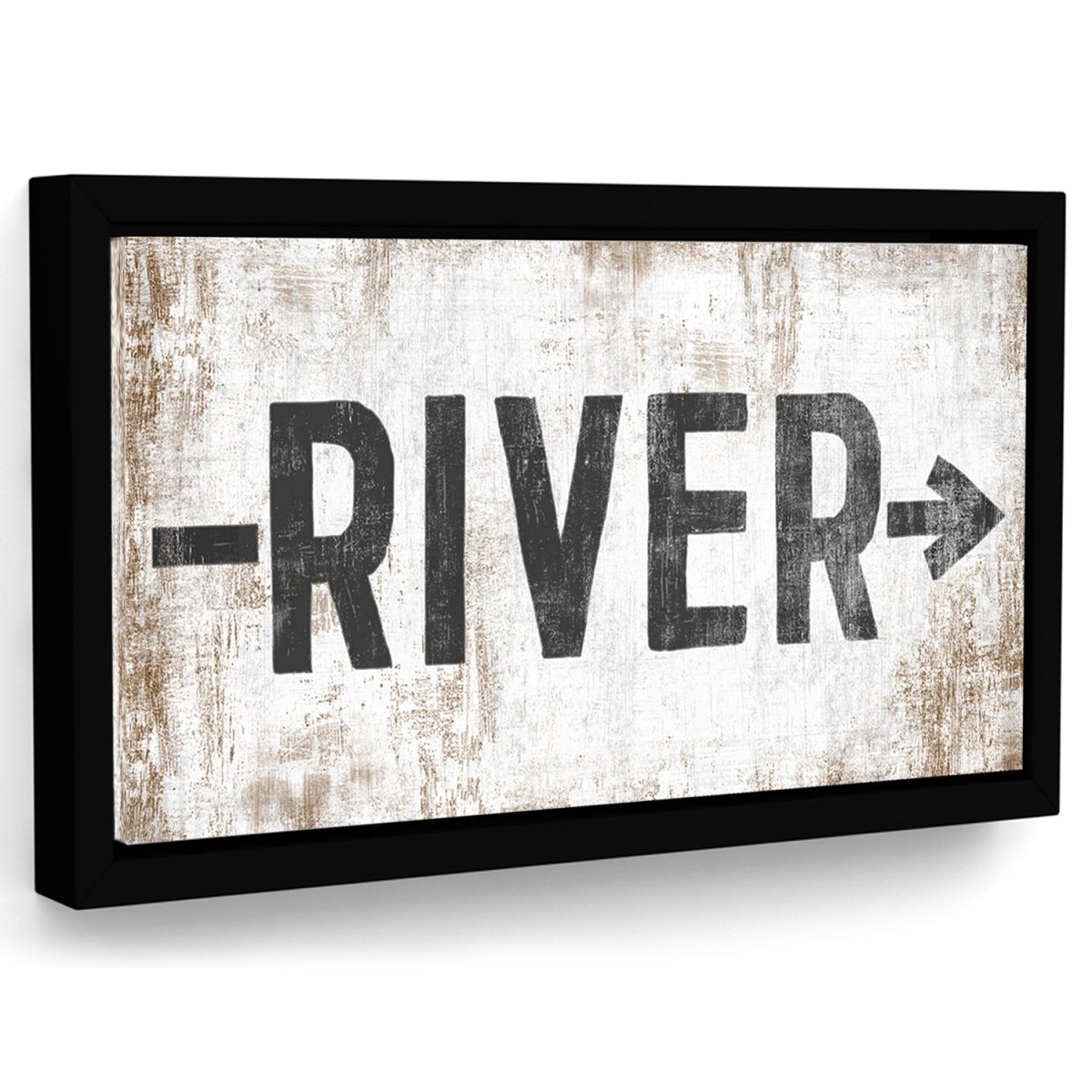 River Sign With Arrow - Pretty Perfect Studio