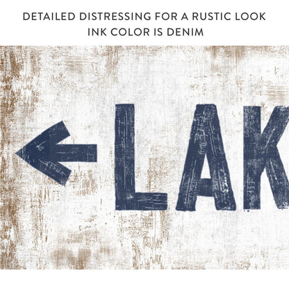 Lake Arrow Sign