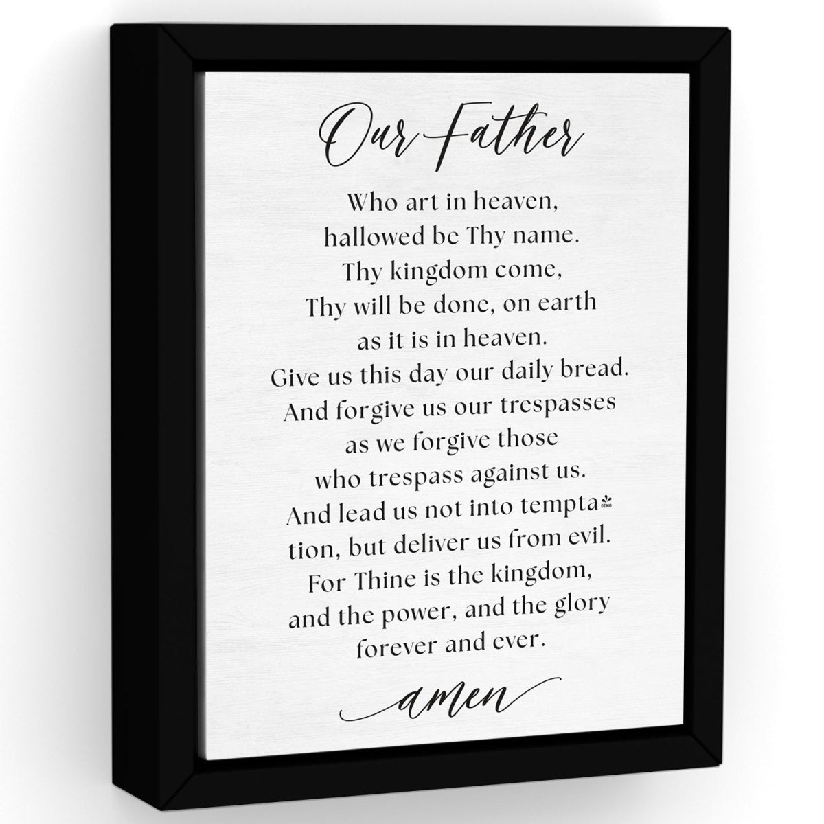 The Lord's Prayer Sign Our Father Prayer Print